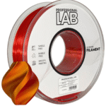 Silk PLA Dual Color Red Gold 3D Filament Professional LAB 1.75mm 1kg