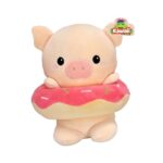 Minkštas pliušinis žaislas — „donuto“ formos 23 cm