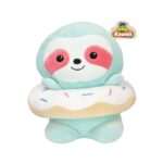 Minkštas pliušinis žaislas — „donuto“ formos 23 cm