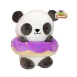 Minkštas pliušinis žaislas — „donuto“ formos 23 cm