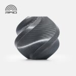 Bambu Lab PLA Silk+ Titan Gray 3D Plastikas Bambulab Filament with spool 1.75mm 1kg