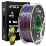 Silk PLA Tri Color orange blue green 3D Plastikas Smart Print 1.75mm 1kg