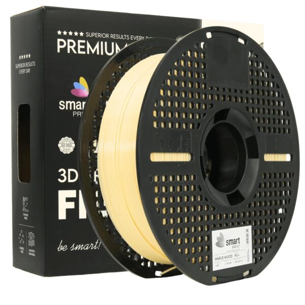 PLA Maple Wood 3D Plastikas Smart Print 1.75mm 1kg