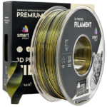 Silk PLA Dual Color black gold 3D Plastikas Smart Print 1.75mm 1kg