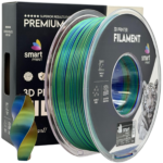 Silk PLA Tri Color red blue green 3D Plastikas Smart Print 1.75mm 1kg
