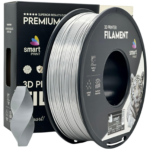 Silk PLA Silver 3D Plastikas Smart Print 1.75mm 1kg