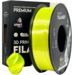 Silk PLA Yellow 3D Plastikas Smart Print 1.75mm 1kg