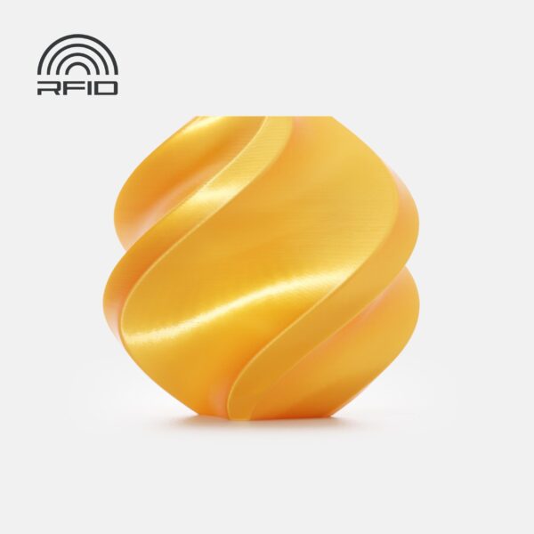 Bambu Lab PLA Silk+ Gold 3D Plastikas Bambulab Filament with spool 1.75mm 1kg