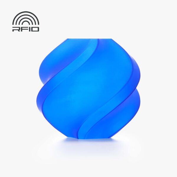 Bambu Lab PLA Translucent Blue 3D Plastikas Bambulab Filament with spool 1.75mm 1kg
