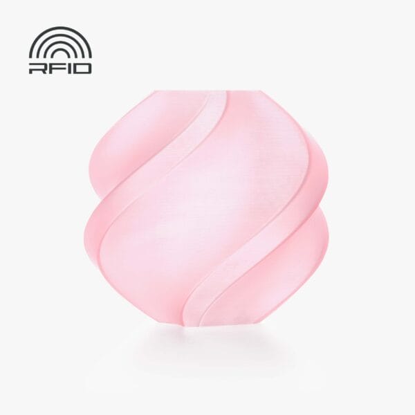 Bambu Lab PLA Translucent Cherry Pink 3D Plastikas Bambulab Filament with spool 1.75mm 1kg