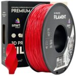 TPU Red 95A 3D Plastikas Smart Print 1.75mm 1kg