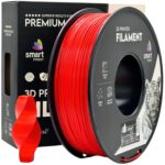 PLA+ Red 3D Plastikas Smart Print 1.75mm 1kg