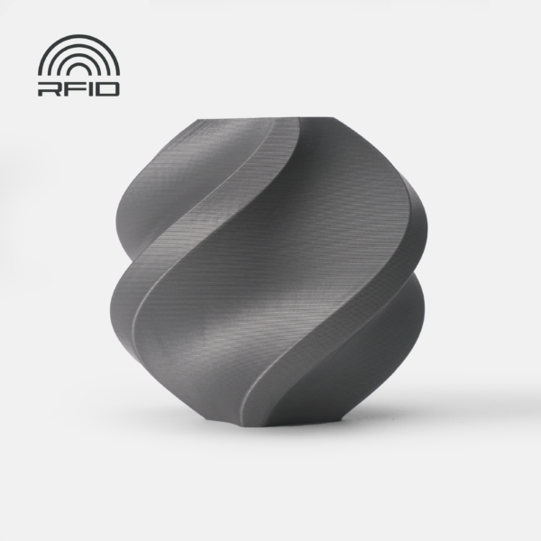 Bambu Lab ABS Silver 3D Plastikas Bambulab Filament with spool 1.75mm 1kg