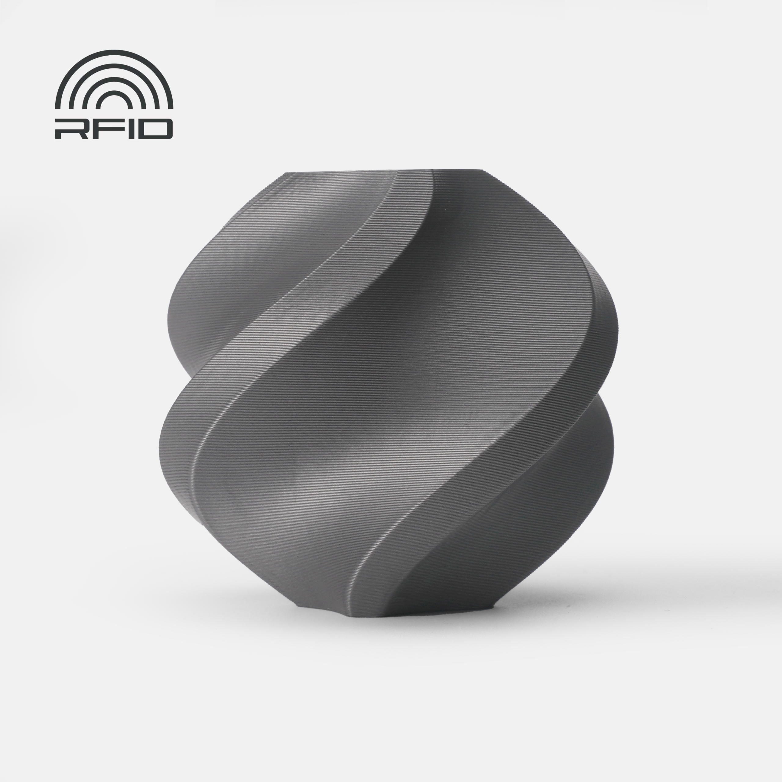 Bambu Lab ABS Silver 3D Plastikas Bambulab Filament 1.75mm 1kg