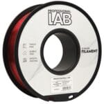 PETG Transparent Red 3D Filament Professional LAB 1.75mm 1kg