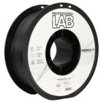 PETG Matte Black 3D Plastikas Professional LAB 1.75mm 1kg