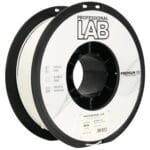 PETG Matte White 3D Plastikas Professional LAB 1.75mm 1kg