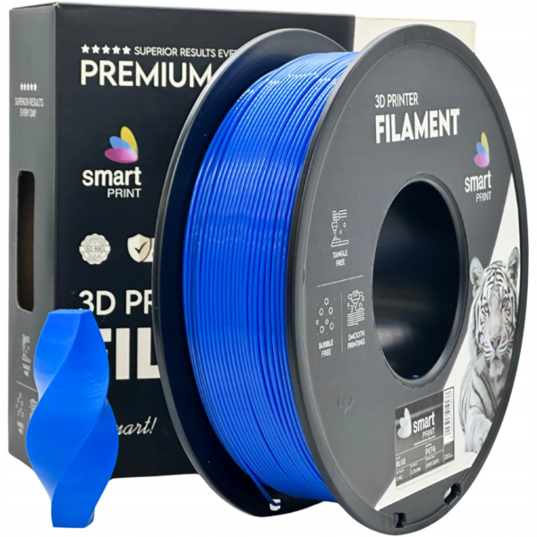 PETG Blue 3D Plastikas Smart Print 1.75mm 1kg