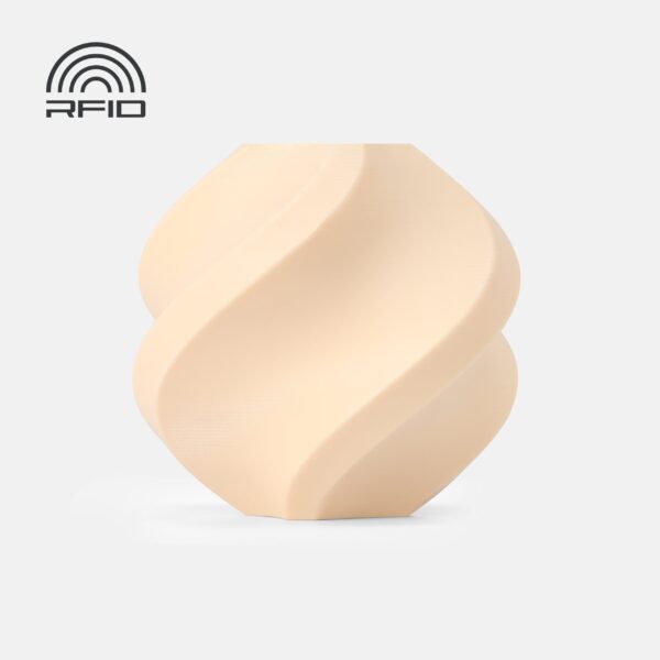 Bambu Lab PETG HF Cream 3D Plastikas Bambulab Filament with spool 1.75mm 1kg
