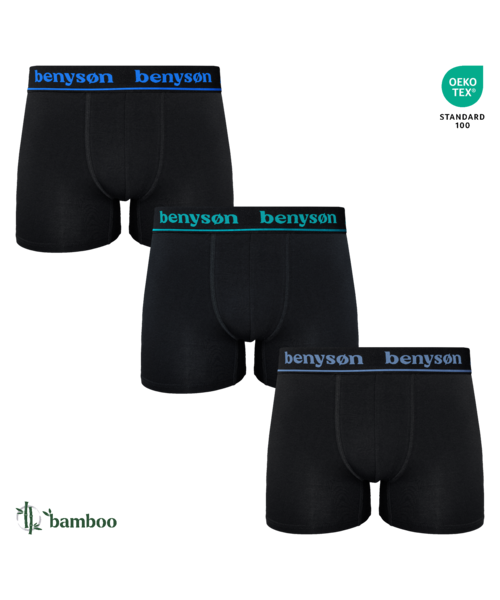 BENY-7015 Vyriški bambukiniai bokseriai BENYSON (3 vnt.) - Image 2