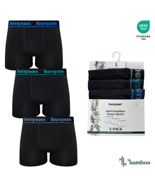 BENY-7015 Vyriški bambukiniai bokseriai BENYSON (3 vnt.)