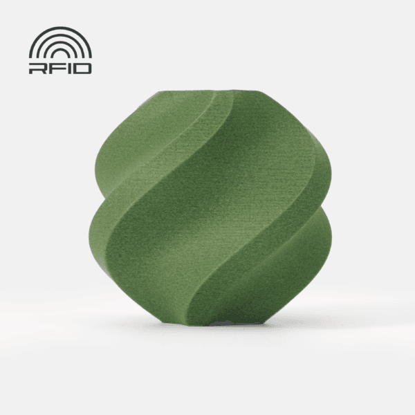 Bambu Lab PLA-CF Matcha Green 3D Plastikas Bambulab Filament With Spool1.75mm 1kg