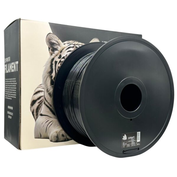 PETG Black 3 kg 3D Plastikas Smart Print 1.75mm 3kg