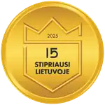 15 stipriausi Lietuvoje 2025