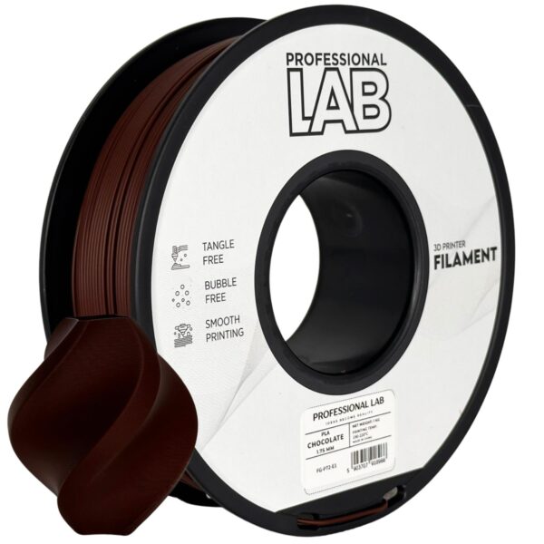 PLA Chocolate 3D Plastikas Professional LAB 1.75mm 1kg