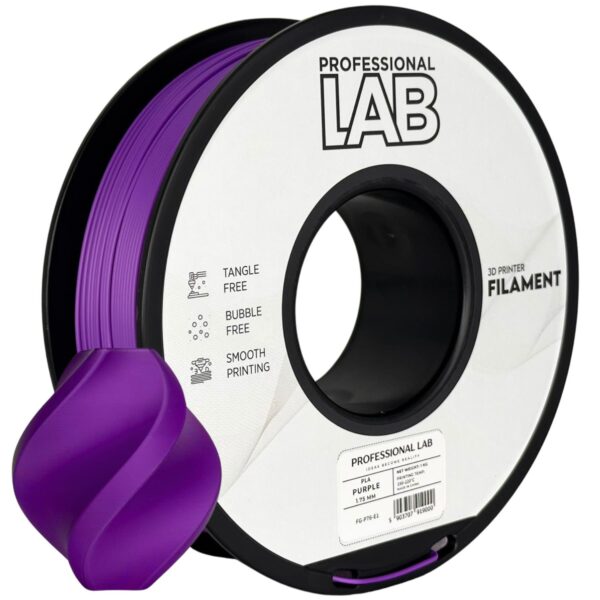 PLA Purple 3D Plastikas Professional LAB 1.75mm 1kg