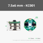 Single LED Magnetic Control Switch Light White