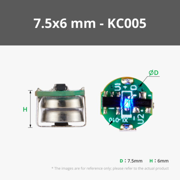Single LED Magnetic Control Switch Light Blue