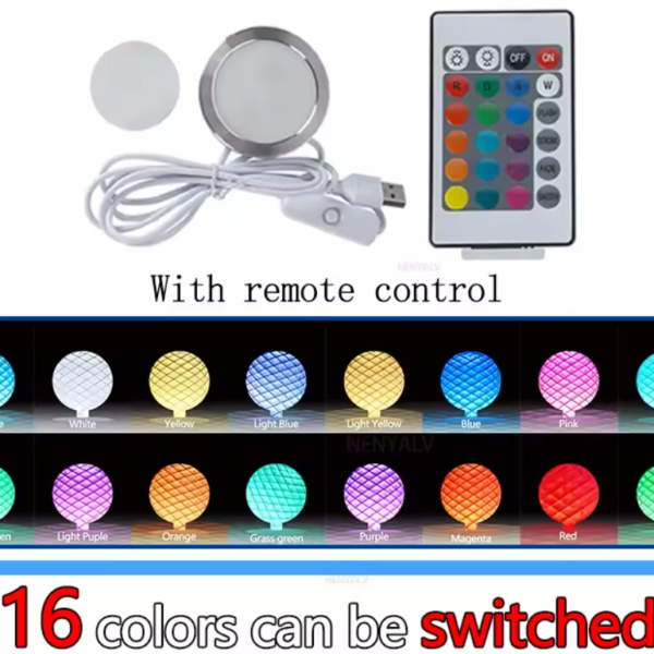 RGB LED lempos komplektas