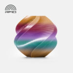 Bambu Lab PLA Silk Multi-Color Dawn Radiance Rainbow 3D Plastikas Bambulab Filament 1.75mm 1kg