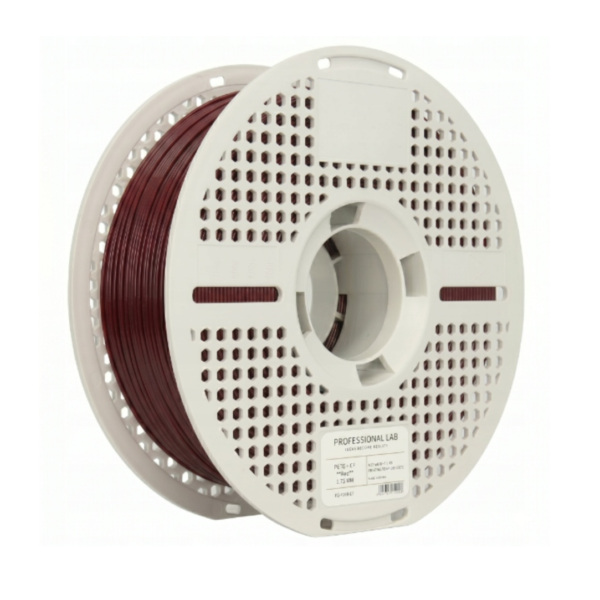 PETG + CF Red Carbon Fiber 3D Plastikas Professional LAB 1.75mm 1kg