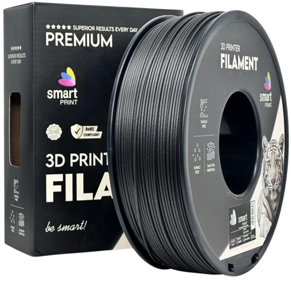 PA12 Black Nylon 3D Plastikas Smart Print 1.75mm 1kg