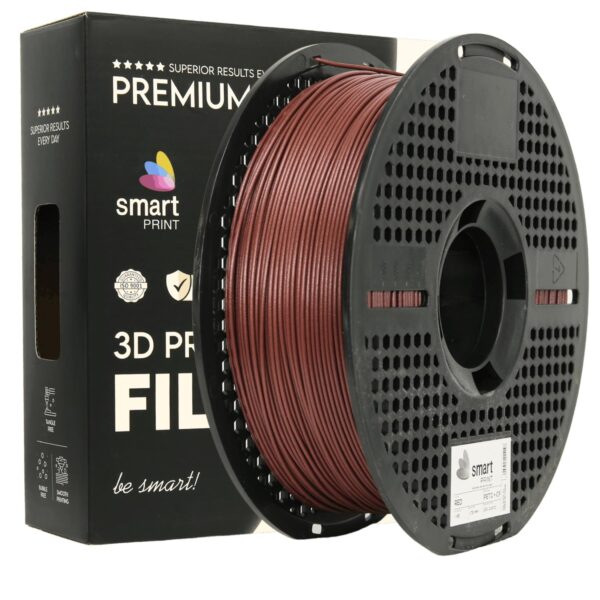 PETG + CF Red Carbon Fiber 3D Plastikas Smart Print 1.75mm 1kg