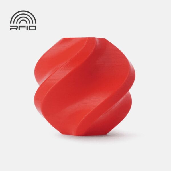 Bambu Lab PLA Basic Red 3D Plastikas Bambulab Filament With Spool 1.75mm 1kg