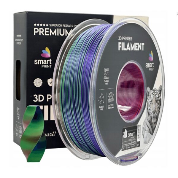 Silk PLA Tri Color Royal Blossom 3D Plastikas Smart Print 1.75mm 1kg