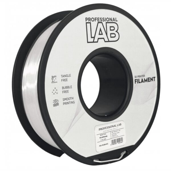 Silk PLA Glamour 3D Plastikas Professional LAB 1.75mm 1kg