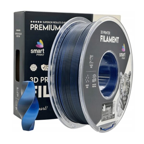Silk PLA Tri Color Storms Whisper 3D Plastikas Smart Print 1.75mm 1kg