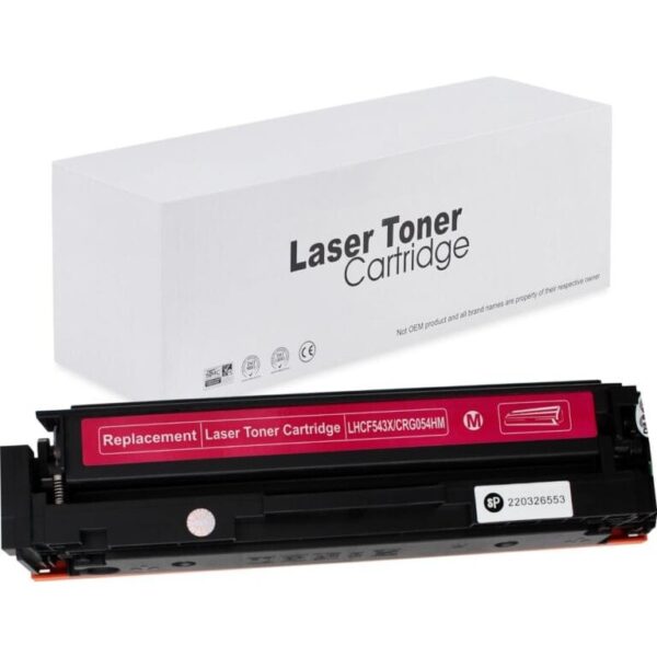 Analoginė kasetė Magenta CF543X CRG054M purpurinė tonerio kasetė