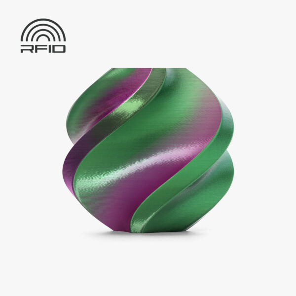 Bambu Lab PLA Silk Multi-Color Mystic Magenta žalią ir violetinę 3D Plastikas Bambulab Filament With Spool 1.75mm 1kg