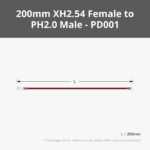 Bambu Lab XH2.54 Female to PH2.0 Male Conversion Wire PD001 Bambulab - Vaizdas 3