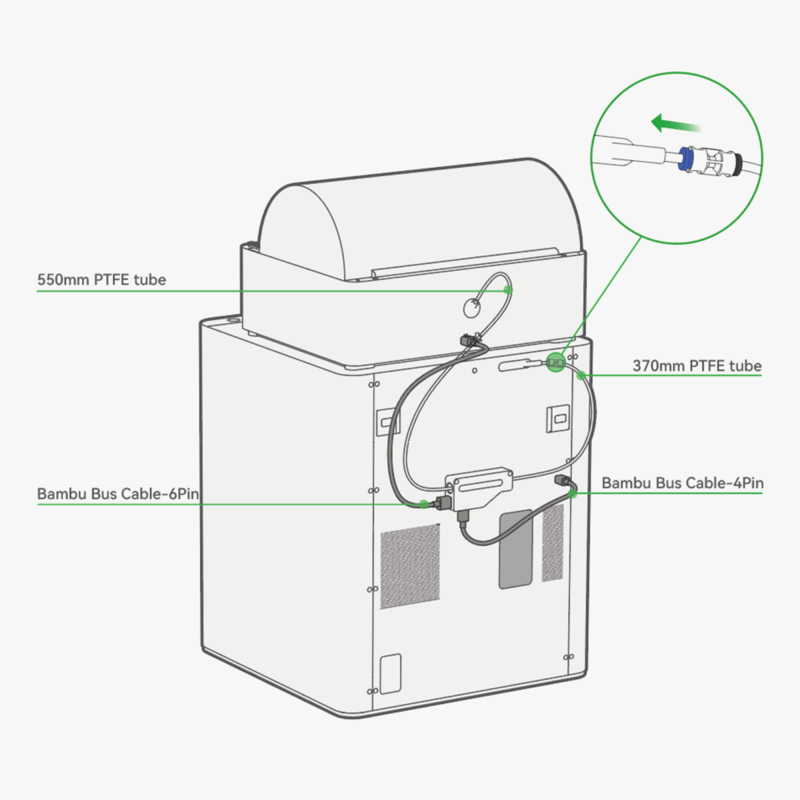 Bambu Lab Filament Buffer X1 / P1 Series SA003 Bambulab - Vaizdas 4