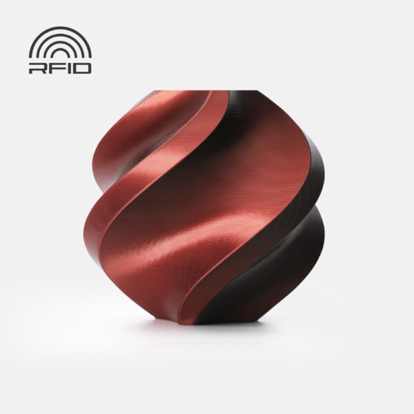 Bambu Lab PLA Silk Multi-Color Velvet Eclipse Juodą ir Raudoną 3D Plastikas Bambulab Filament With Spool1.75mm 1kg