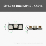 Bambu Lab SH1.0 to Dual SH1.0 Adapter (2PCS) XA016 Bambulab - Vaizdas 2