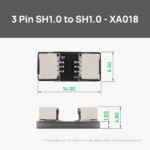 Bambu Lab SH1.0 to SH1.0 Connector Adapter Board XA012 Bambulab
